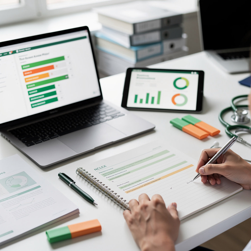 Good Nurse Medical LLC comprehensive NCLEX Exam Prep course with study materials and practice exams for nursing students